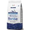 Monge Medium Puppy & Junior Ricco Di Pollo Cibo Secco Per Cani Cuccioli Taglia Media Sacco 3 Kg