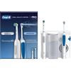 Oral-B Idropulsore con 1 Beccuccio Oxyjet, 1 Beccuccio Con Getto D'acqua + 1 Spazzolino Elettrico Oral-B Pro Series 1 con 2 Testine Di Ricambio