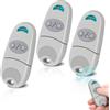 Wvoillty 3 Pezzi Telecomando Cancello, 433,92 MHz Telecomando Porta del Garage,Telecomando Compatibile con 433MHz Telecommande C@me EV, NA, EE, 2 Canali