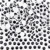 TOAOB THE ONE AND ONLY BABY TOAOB 300 Pezzi Occhi Adesivi 8mm Rotondo Plastica Mobili Autoadesivi Wiggle Finti Occhietti per Lavoretti Fai da Te Scrapbooking Artigianato Bambole Pupazzi Accessori Bianco Nero