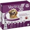 Ceva salute animale spa Vectra 3d Spot-on Soluzione 3 Pipette 4,7ml 256mg + 22,7mg + 1865mg Cani Da 25 A 40 Kg Tappo Viola