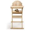 Safetots Seggiolone Pieghevole Deluxe in Legno, Naturale, Seggiolone per Bambino, Preassemblato, Elegante, Pratico e SalvaSpazio