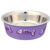 TRIXIE Ciotola in metallo con rivestimento in plastica 0,3 l / 12 cm