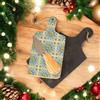 Doni Bomboniere 2PZ Tagliere o Sottopentola Doppio Set Ceramica e Ardesia Regalo per la Casa Utile Economico Legno Idea Regalo Amici Speciali Uomo Donna Lui Lei Economico Originali