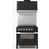 Ilve Cucina PM09-MK Panoramagic PMI09S3 con forno elettrico e piano cottura a induzione finitura nero opaco da 91.1 cm