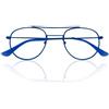 Corpootto Metal Blu Occhiali Da Lettura +1,50