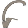 SCHOCK | Miscelatore Omega Alto Monocomando 45° Canna Conica, Colore Grigio Tortora, h250
