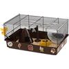 Ferplast Gabbia per Criceti CRICETI 9 PIRATES, Gabbietta in Metallo Verniciato e Plastica, Adesivi e Accessori Inclusi, 46 x 29,5 x h 23 cm.
