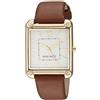 Nine West - Orologio da polso da donna, Marrone/Oro
