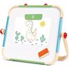 Hape Lavagnetta Portatile Double-Face con cavalletto per artisti dai 3 Anni | Scrivi e disegna Ovunque con gessi e pennarelli
