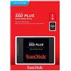 SanDisk SSD PLUS 1 TB Sata III 2.5 Inch Internal SSD, Up to 535 MB/s, Black