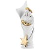 BONGELLI PREZIOSI Natività Sacra Famiglia Presepe Moderna Fascia Stella 36cm Oro