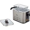 Jata - FR326E - Friteuse, 1000 watts, Couleurs Noir / Argent, 1.3L