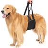 Avont Imbracatura Cane per Zampe Posteriori, Sollevatore per Cani di Grossa Taglia con Maniglia e Cinghie per Displasia dell'Anca - Nero (S)