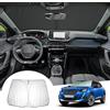 GAFAT [Upgrade] GAFAT Compatibile con Peugeot 2008 e-208 e-2008 Restyling 2019-2025 2026 Parasole per Parabrezza Anteriore Interno, Accessori 2008 GT Line Parabrezza Parasole Raffreddamento, Protezione UV