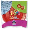 Generico 90 Piatti PIANI colorati di plastica RIUTILIZZABILI da 22cm piatti rigidi | piatti Lavabili | VARI COLORI | per feste eventi compleanni (Rosso Natale)