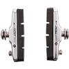 M-Wave Cartridge-/Racing-Brakeshoe Bpr-Rr-Base-Alu, Alloy, With Exchangeable Brake Rubbers, For Racing Brake, Shimano, 1 Pair On M-Wave Eurohole-Card