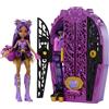 Monster High - Segreti da Brivido Clawdeen Wolf Misteri Mostruosi, set con bambola e guardaroba, 19 soprese e capi d'abbigliamento inclusi, giocattolo per bambini, 4+ anni, HXH85