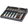 Italian Stage IS 2MIX6PRO - Mixer audio stereo 6 canali + DSP Multi FX, Lettore/registratore USB integrato e Bluetooth, Nero