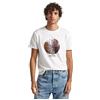 Pepe Jeans Kervin, T-shirt Uomo, Bianco (Off White),XXL
