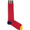 Gallo Calze lunghe fantasia quadrifogli AP512182 sangue