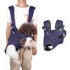PETCUTE Zaino per Animali Domestici,Zaino per Cani Frontale con Guinzaglio di Sicurezza,Traspirante Borsa da Trasporto per Gatto Cane con Tasca,Trasportino Cane per Escursioni, Ciclismo