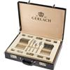 Gerlach 1760 Gerlach Valor - Set di Posate in Acciaio Inox, 68 Pezzi, Acciaio Inox, Argento, 52 x 42 x 10 cm