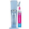 SodaStream ART - Macchina per acqua frizzante con leva di gassificazione | Confezione 1 bottiglia 1L compatibile con lavastoviglie + 1 ricarica di gas 60L a clip, blu