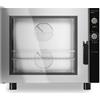 Ristosubito Forno elettrico a convezione con umidificatore MDLR per gastronomia Apertura a bandiera Modello GEU611 Temp.°C. 50 / 300 Dim. cm L.83,3 P.78 H.71,1