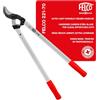 FELCO 221-70 Tagliasiepi Bypass, Capacità di Taglio 45mm, Lama in Acciaio Temprato, Controlama Uncinata, Manici in Alluminio a Trave I, Ammortizzatori, 700mm, Made in Switzerland