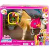 MATTEL TOYS S.R.L. Mattel Barbie Tornado, cavallo interattivo con Luci Suoni ed Accessori
