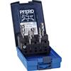 PFERD HM 21901612 - Set di punte per fresa, 5 pezzi, denti in alluminio, diametro albero 6 mm, appositamente progettate per la lavorazione dell'alluminio