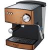 Adler Caffettiera Espresso, 850 W, Alluminio, Oro