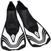 SEAC Vela Pinne Corte da Nuoto e Snorkeling Unisex Adulto Bianco 34-35