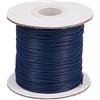 PH PandaHall Pandahall - Rotolo di filo di poliestere cerato intrecciato, 85 metri/rotolo, 1 mm, per gioielli fai da te, macramè, perline con rocchetto, colore blu di Prussia