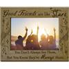 CREATCABIN Cornice per Foto in Legno con Citazione Personalizzata - Commemorativa da Tavolo, 4x6 - Regalo per Migliore Amica, 21.8x16.8cm
