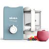 BEABA, Babycook Express, Baby Robot 4 in 1, Cuocipappa per bambini, Cottura Express 15min, Mixaggio su misura, Cottura Vapore Dolce, Scongelamento, Consistenza Omogenea, Capacità 1 250 ml, Azzurro