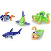 Jamara 460847 - Puzzle 3D Soft Steck Sea World, 235 pezzi, per promuovere la creatività, la motorizzazione e la libertà di progettazione, modellini senza incollaggio/attrezzi