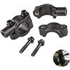 TUINCYN 10 mm manubrio specchio accessori nero moto manubrio retrovisore laterale specchi adattatore Holder morsetto