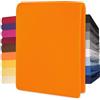 CelinaTex Lucina Lenzuolo Elasticizzato Topper spessori per Letto Contenitore Cotone 200x200-200x220 cm Arancione