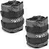 FFitness Pesi x Polsi e Caviglie Wrist/Ankle Weights (2 x 2 kg) con Cinturino Regolabile | ideali per Allenamento Palestra Aerobica Fitness Potenziamento Muscolare