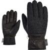Ziener Guanti da uomo ISEN per il tempo libero, funzionali, outdoor, lana, senza PFC, loden, nero, 7,5