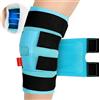 Comfytemp Grande Tasca di Ghiaccio Riutilizzabile Ginocchio, Ghiaccio Gel | Terapia con Compresse Fredde per Lesioni, Sollievo dal Dolore, Chirurgia di Sostituzione, Artrite, Gonfiore, Distorsioni