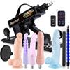 KlicLok Macchina del sesso Giocattoli per adulti Macchina per giocattoli sessuali per uomo Macchina di spinta controllata da APP con 9 accessori per macchina da massaggio regolabile con connettore 3XLR con di