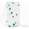 Desigual Mone_New Splatter Bruna, Portafoglio Tri-Fold da Donna, Bianco, 10