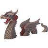 Hobby Acquario I Red Dragon 1 I 20 x 9,5 x 11,5 cm, Decorazione per acquari