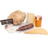 Sudrise - Cesto Natalizio Alimentare - Specialità Gastronomiche Lucane - Kit 6 Pezzi - Pecorino, Caciocavallo, Miele, Guanciale - Idea Regalo per Natale