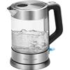 Profi Cook Bollitore elettrico - ProfiCook PC-WKS 1107 G - Bollitore in acciaio inox e vetro - 2200 W - Capacità 1,5 litri