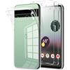 Votvloay Trasparente Cover per Google Pixel 6a 5G 6,2 con 2 Vetro Temperato, Custodia Chiaro con 2 Pellicola Proteggi Schermo, Ultra Sottile Silicone TPU Antiurto Case Protettivo per Google 6a 5G