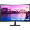 SAMSUNG Monitor SAMSUNG S29C S27C390EAU 27'' FullHD AMD Free-Sync Curvo LED Nero
